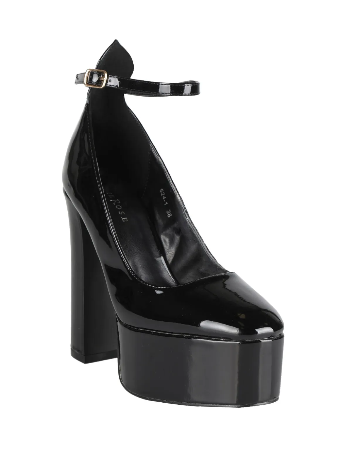 Dame Rose Decolletè donna con tacco e plateau