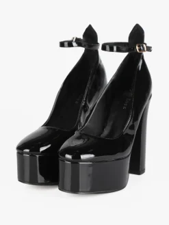 Dame Rose Decolletè donna con tacco e plateau