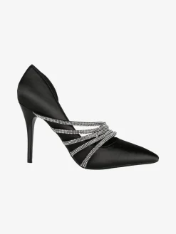 Dame Rose Decolletè donna con tacco a spillo e strass