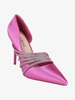 Dame Rose Decolletè donna con tacco a spillo e strass