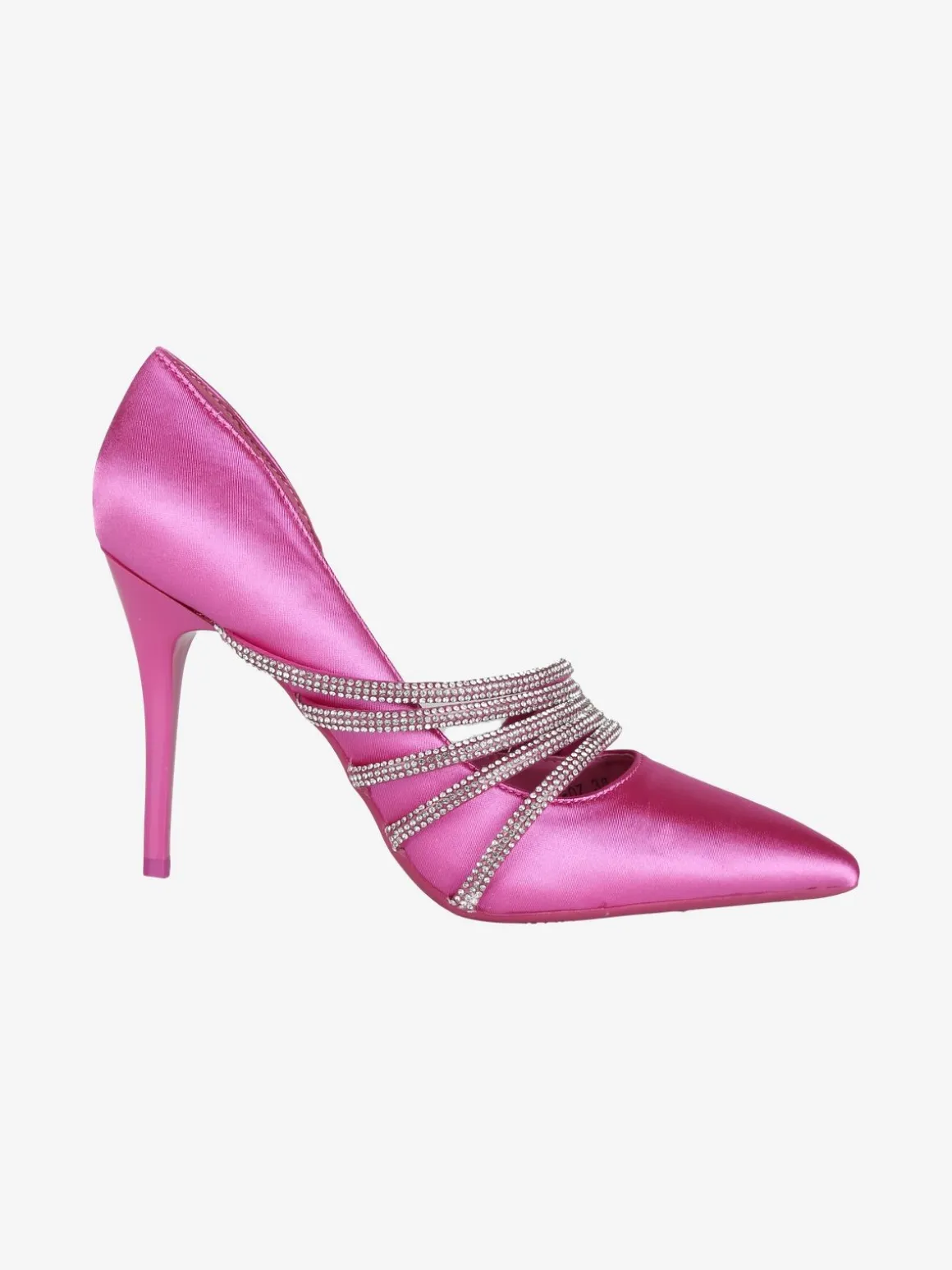 Dame Rose Decolletè donna con tacco a spillo e strass