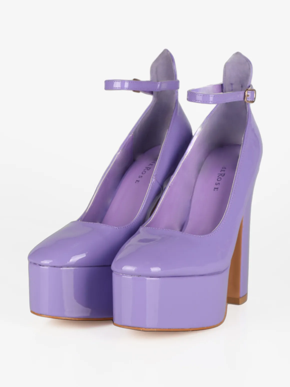 Dame Rose Decolletè donna con tacco e plateau