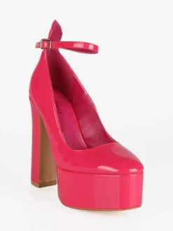 Dame Rose Decolletè donna con tacco e plateau