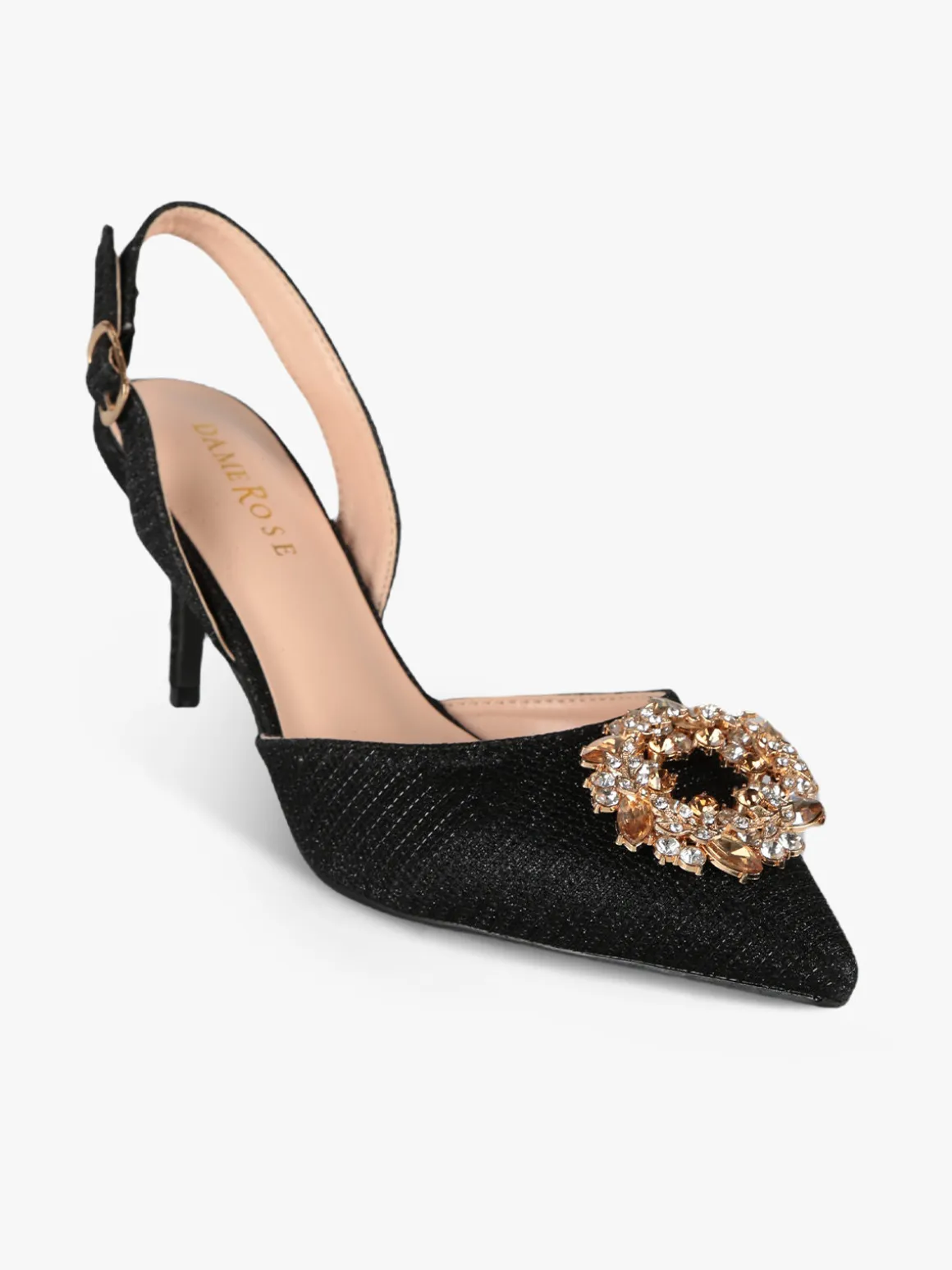 Dame Rose Decolletè glitter aperte