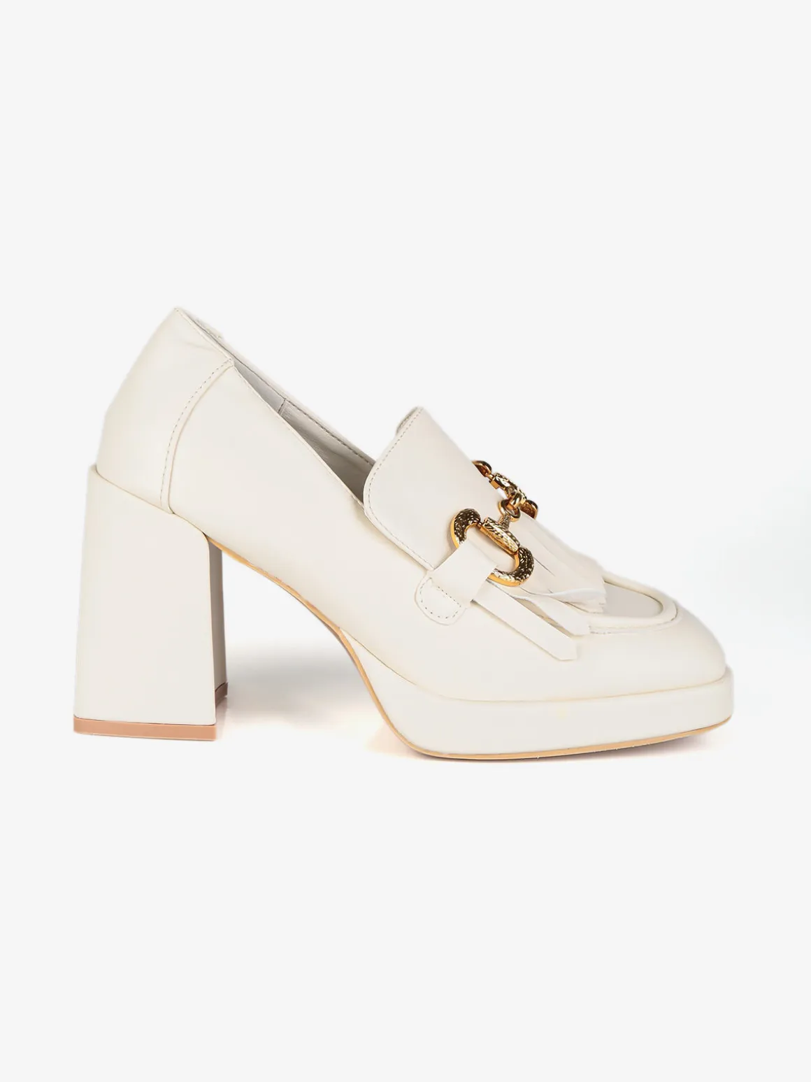 Dame Rose Mocassini donna con frange e tacco