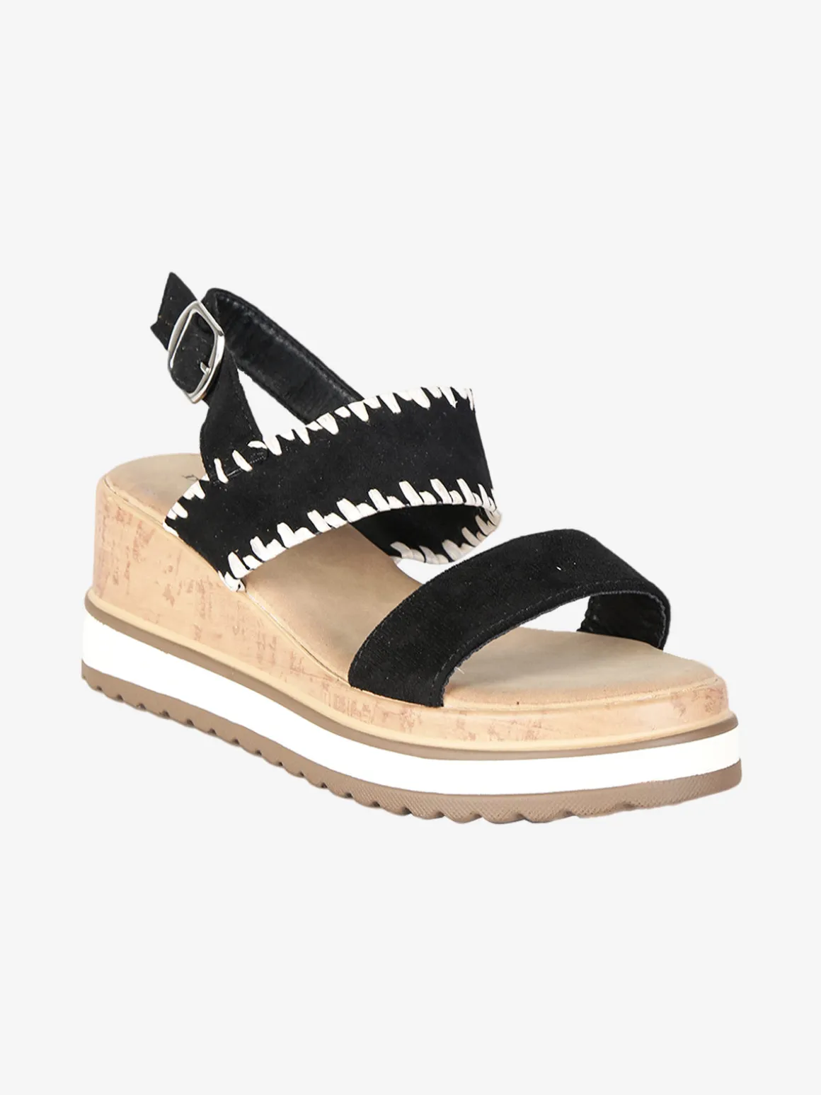 Dame Rose Sandali donna con zeppa e plateau