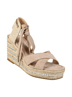 Dame Rose Sandali donna con zeppa con allacciatura alla schiava
