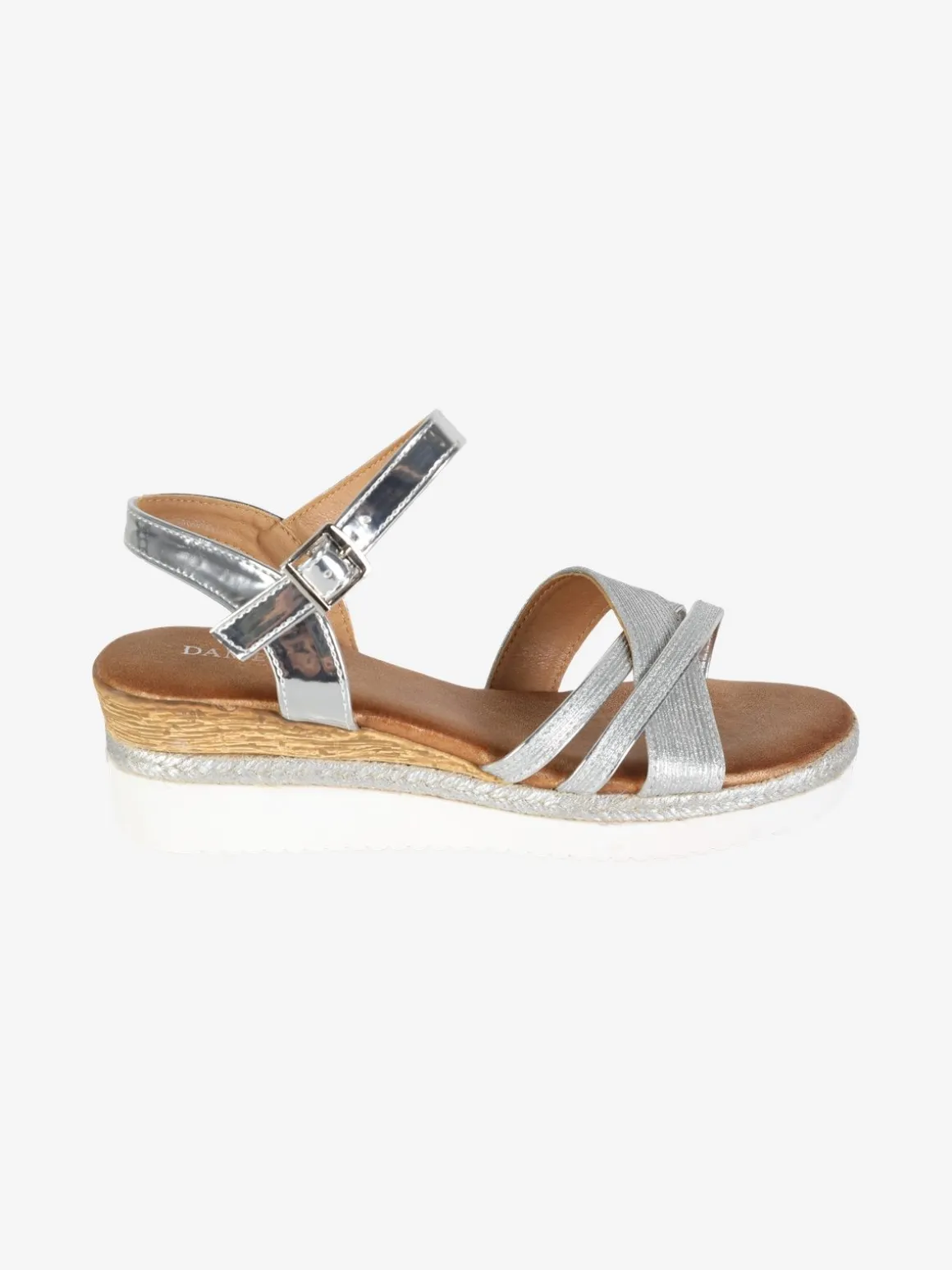 Dame Rose Sandali donna con zeppa con allacciatura alla schiava