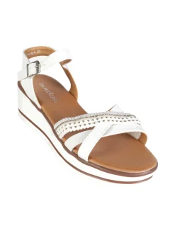 Dame Rose Sandali donna con zeppa e borchie