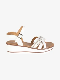 Dame Rose Sandali donna con zeppa e borchie