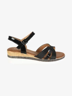 Dame Rose Sandali donna glitter con zeppa