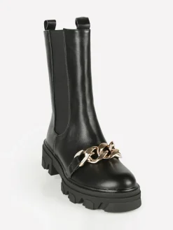 Dame Rose Stivaletti donna chelsea con catena