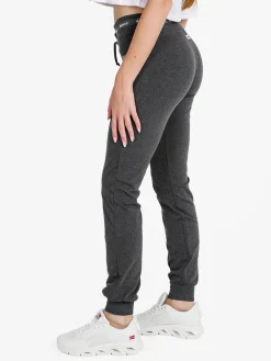 Dance Pantaloni donna sportivi con coulisse e polsini - grigio scuro