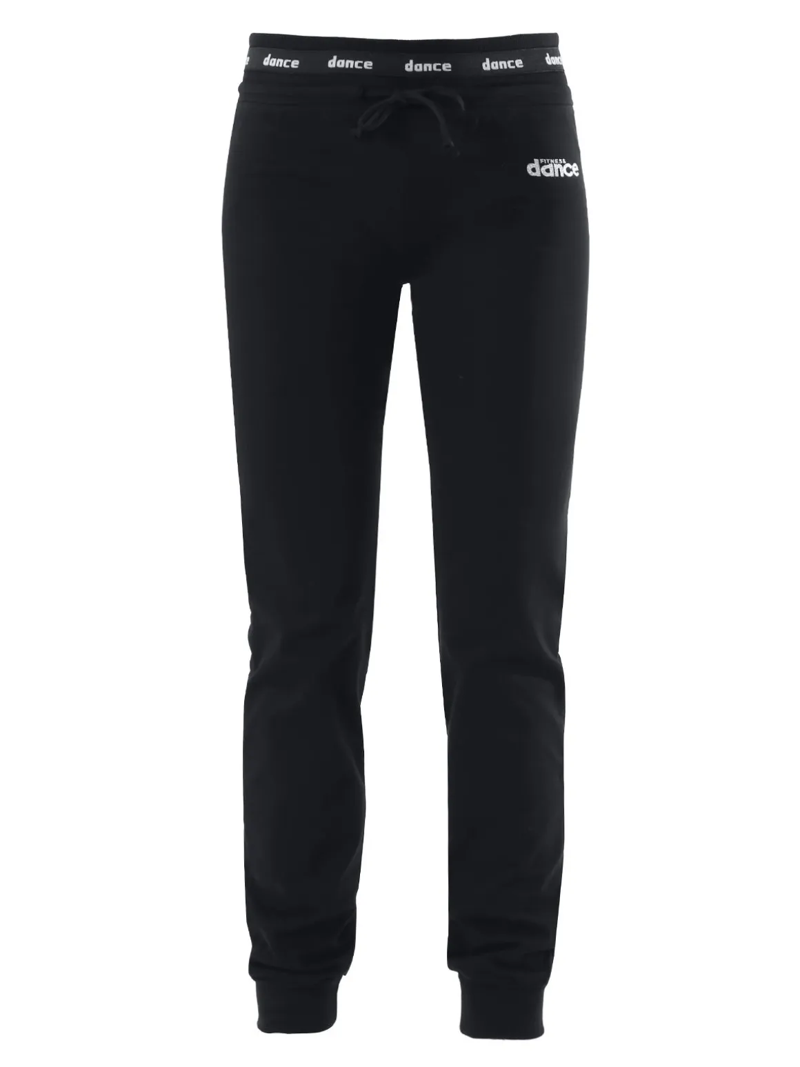 Dance Pantaloni sportivi da donna con polsini e coulisse in vita - blu scuro