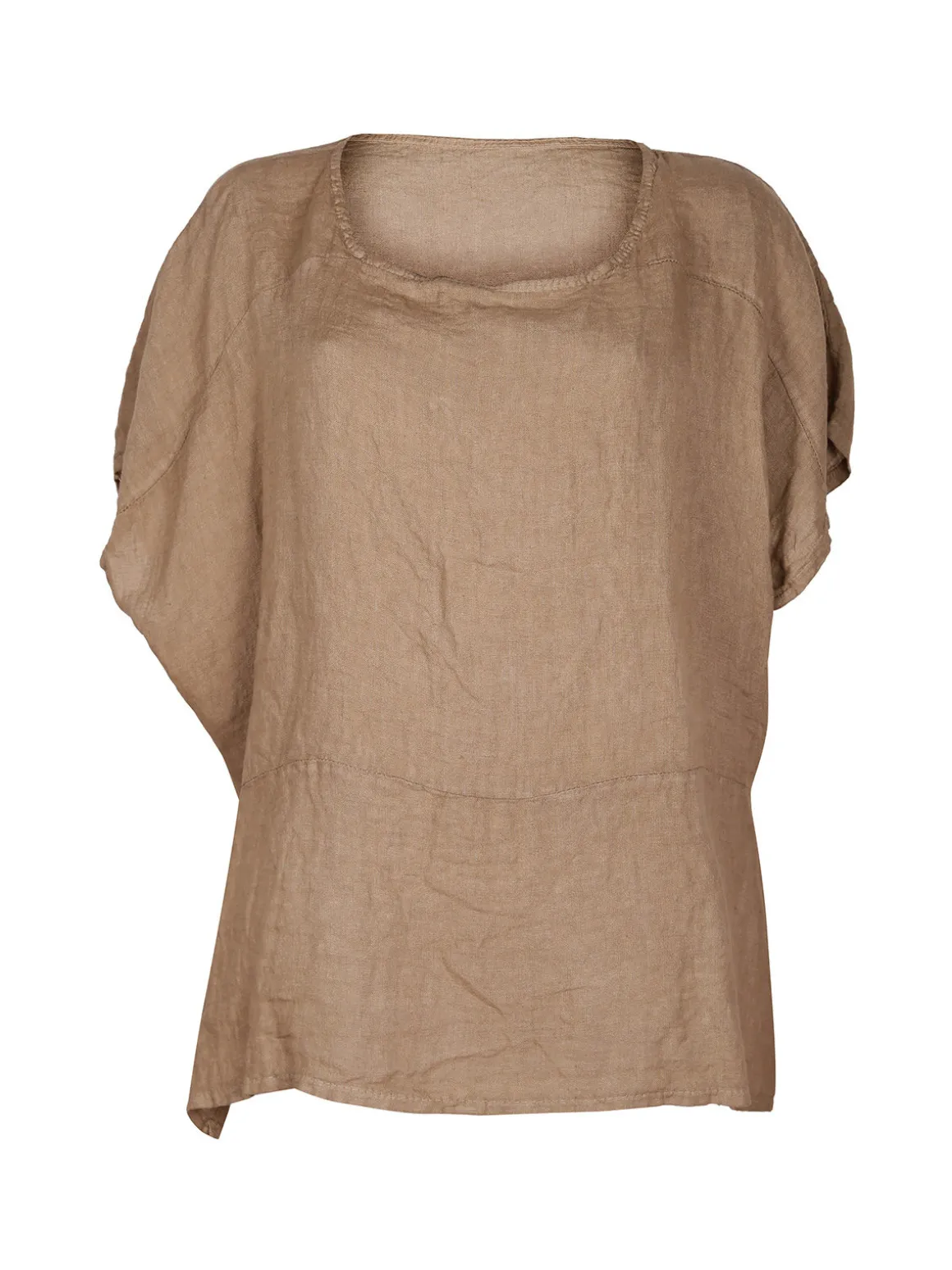 Daystar Blusa donna in lino con maniche a pipistrello