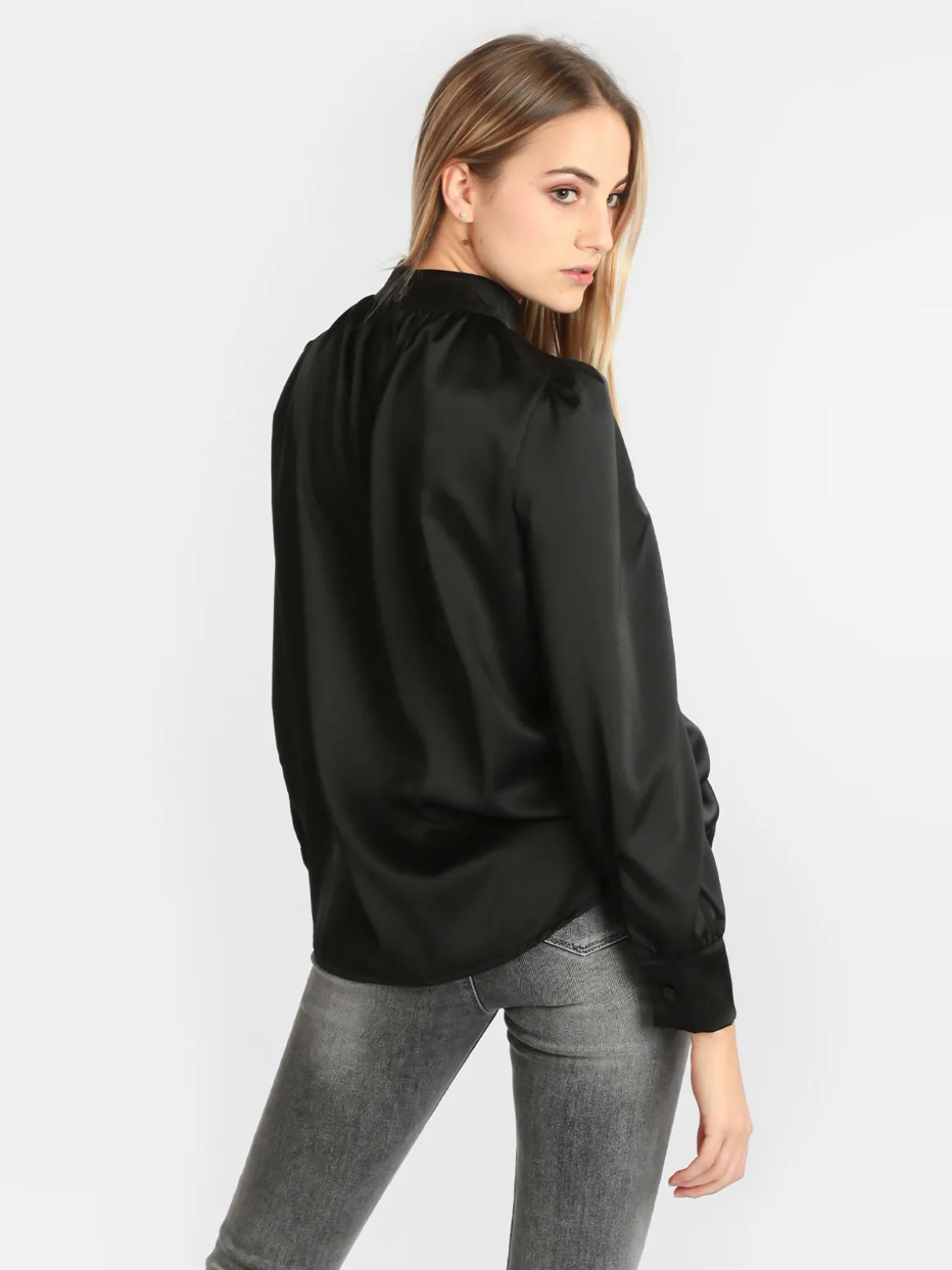 Daystar Camicia donna accollata in raso
