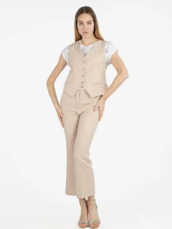 Daystar Gilet donna elegante con bottoni