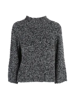 Daystar Maglione donna in bouclè - nero