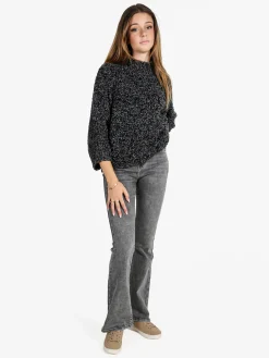 Daystar Maglione donna in bouclè - nero