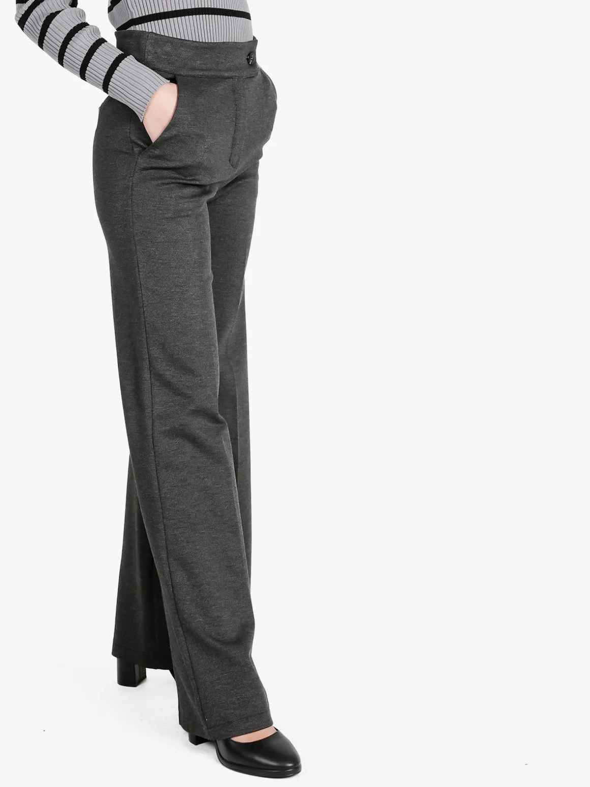 Daystar Pantaloni casual da donna a vita alta