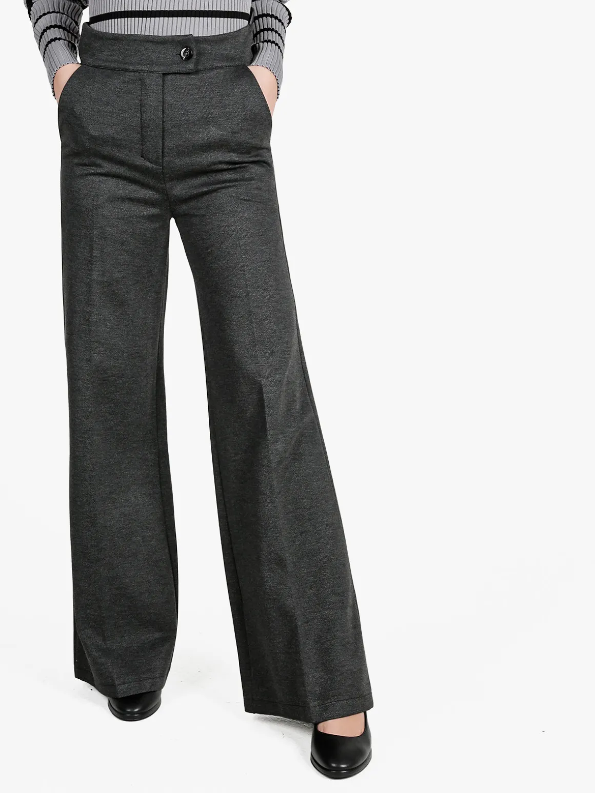 Daystar Pantaloni casual da donna a vita alta