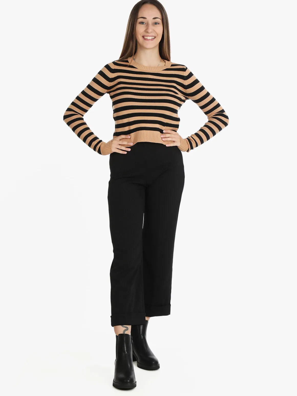 Daystar Pantaloni classici donna gamba larga