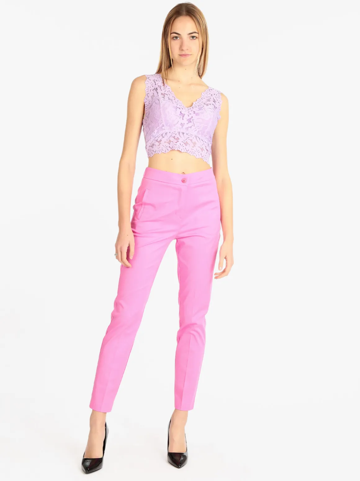 Daystar Pantaloni eleganti in cotone donna