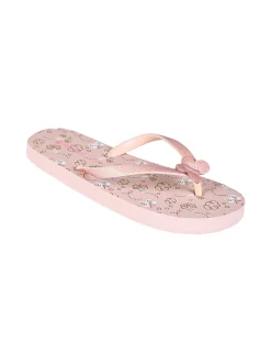 De Fonseca Infradito mare da bambina in gomma con glitter - rosa