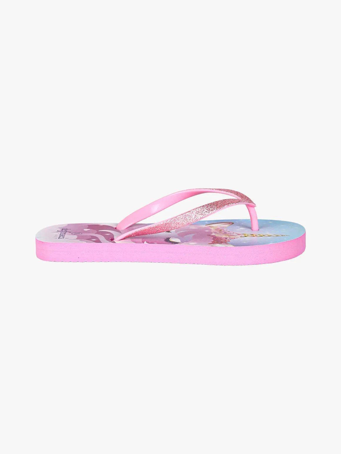 De Fonseca Infradito unicorno da bambina in gomma - rosa