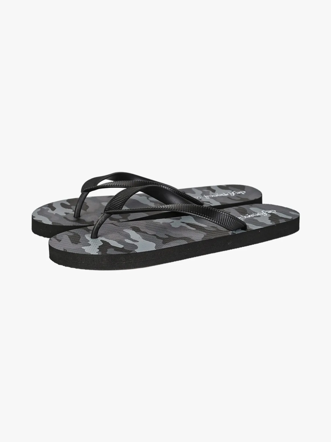 De Fonseca Infradito uomo da mare militari in gomma - nero