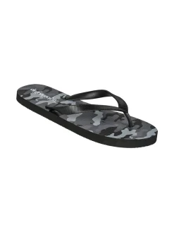 De Fonseca Infradito uomo da mare militari in gomma - nero