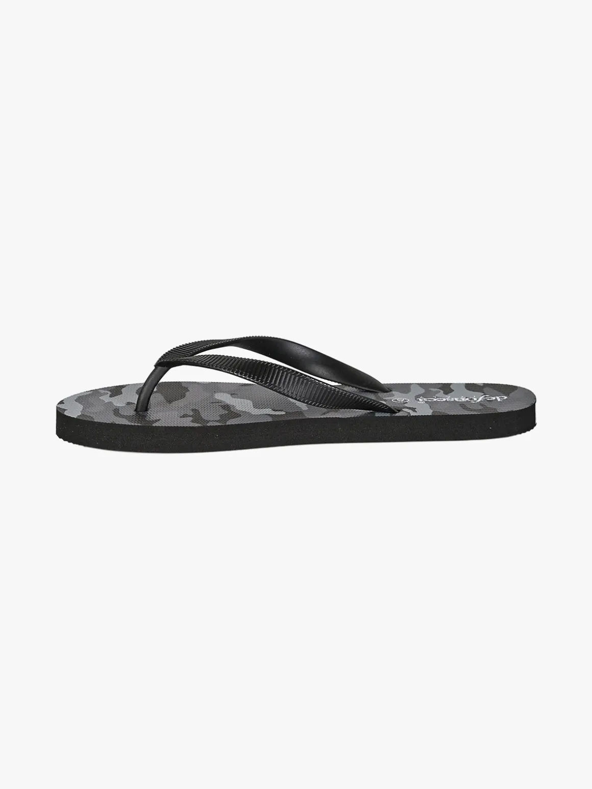 De Fonseca Infradito uomo da mare militari in gomma - nero