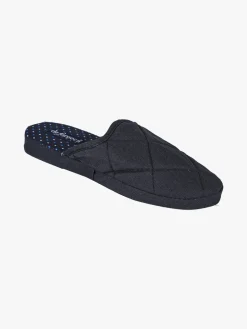 De Fonseca Pantofole da uomo in tessuto a nido d'ape - blu scuro
