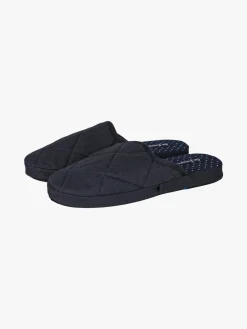 De Fonseca Pantofole da uomo in tessuto a nido d'ape - blu scuro