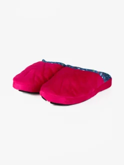 De Fonseca Pantofole donna effetto velluto con fiori