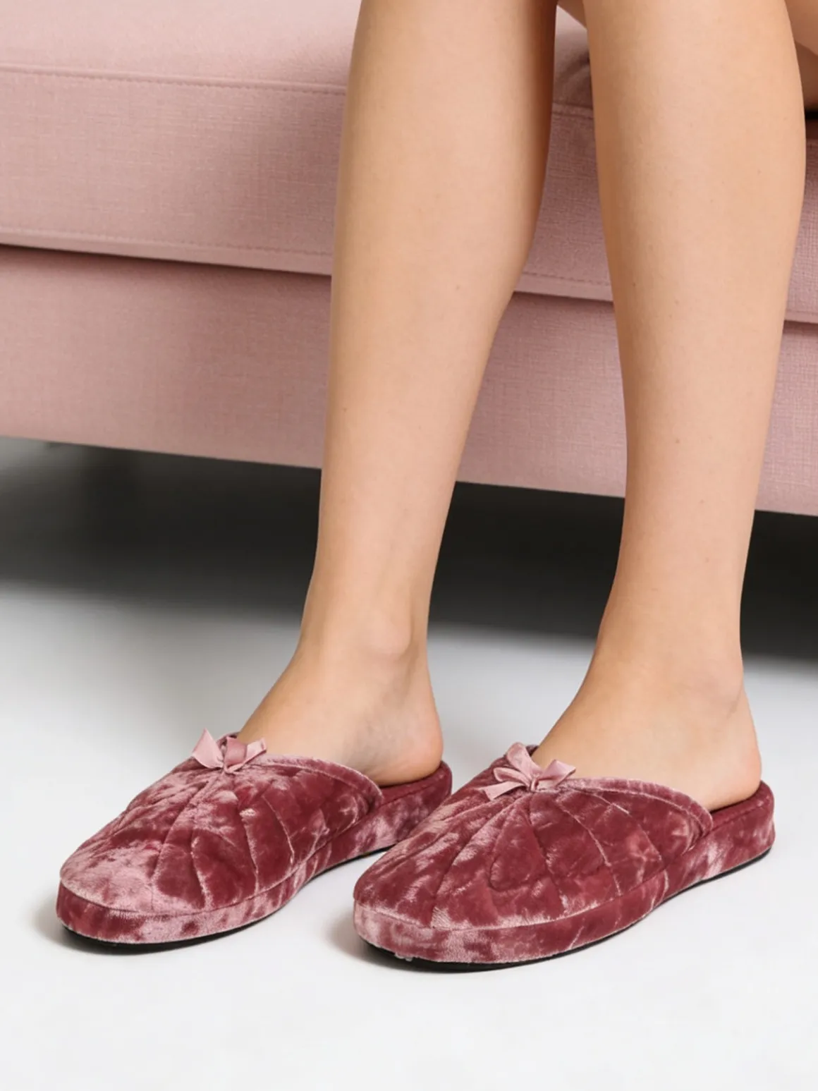 De Fonseca Pantofole donna effetto velluto