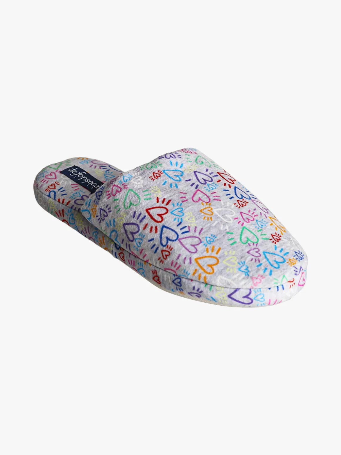 De Fonseca Pantofole donna invernali cuori - grigio