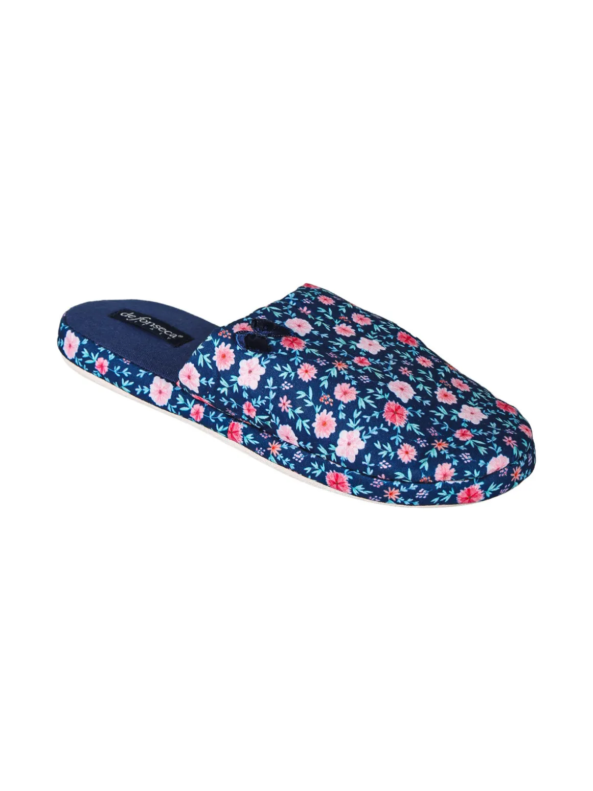 De Fonseca Pantofole donna in tessuto con stampa floreale - multicolore