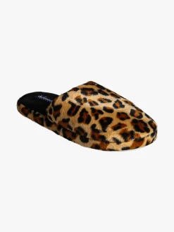 De Fonseca Pantofole donna invernali animalier - cammello