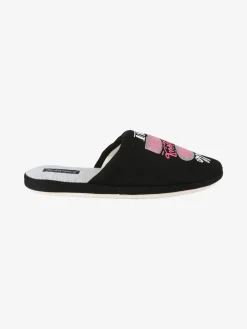 De Fonseca Pantofole donna in ecopelo con cuore applicato