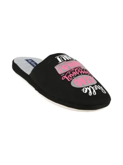 De Fonseca Pantofole donna in ecopelo con cuore applicato