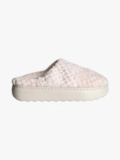 De Fonseca Pantofole donna peluche con platform - beige