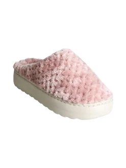 De Fonseca Pantofole donna peluche con platform - rosa