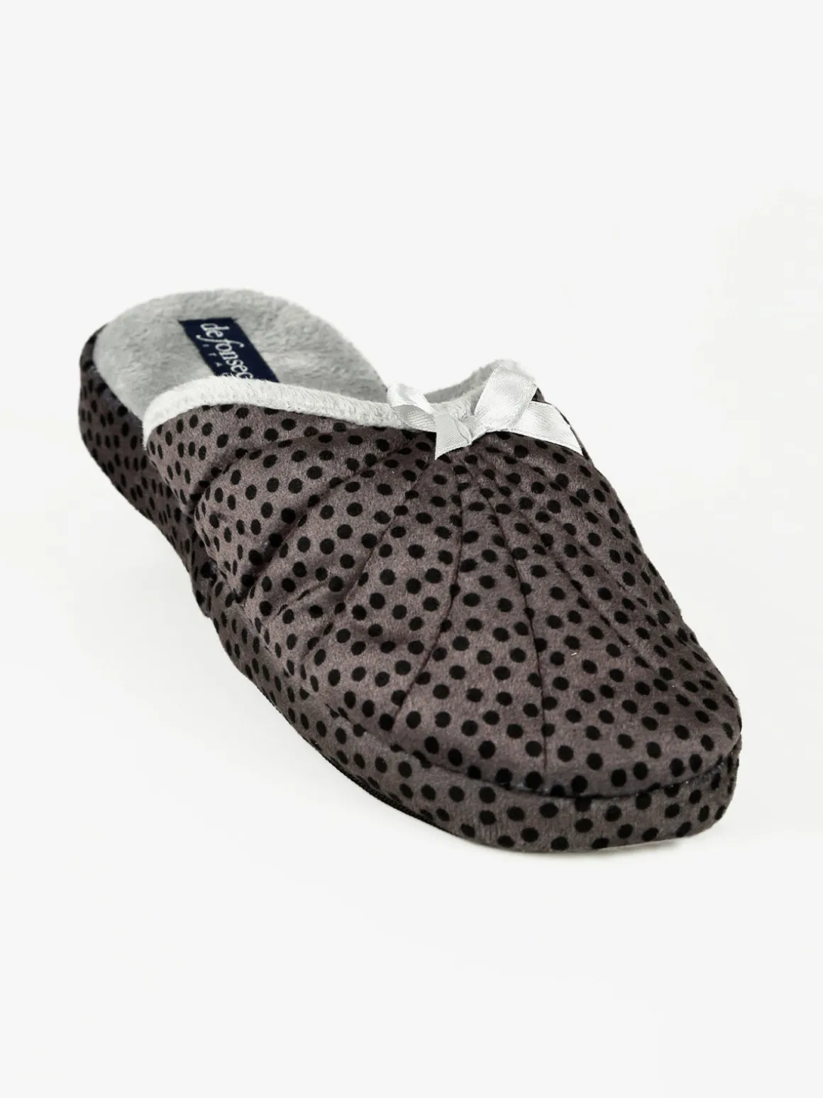De Fonseca Pantofole donna scmosciate a pois