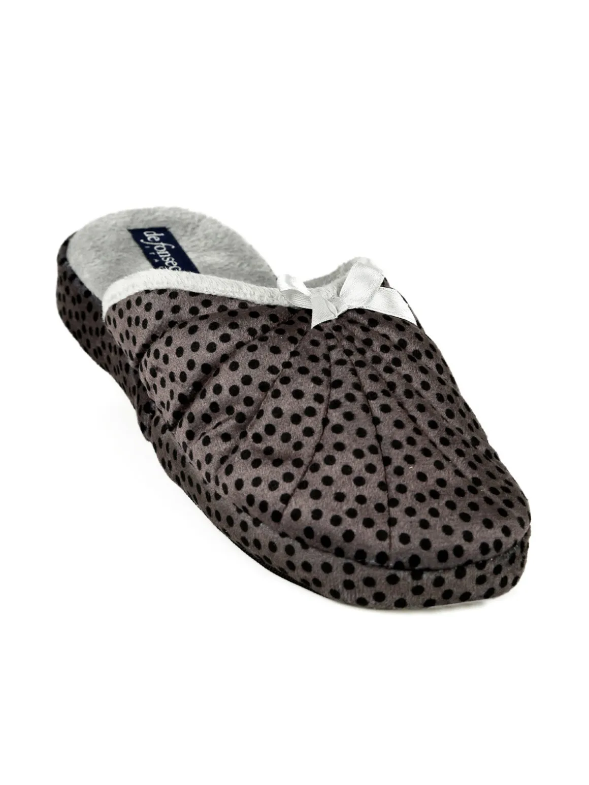 De Fonseca Pantofole donna scmosciate a pois