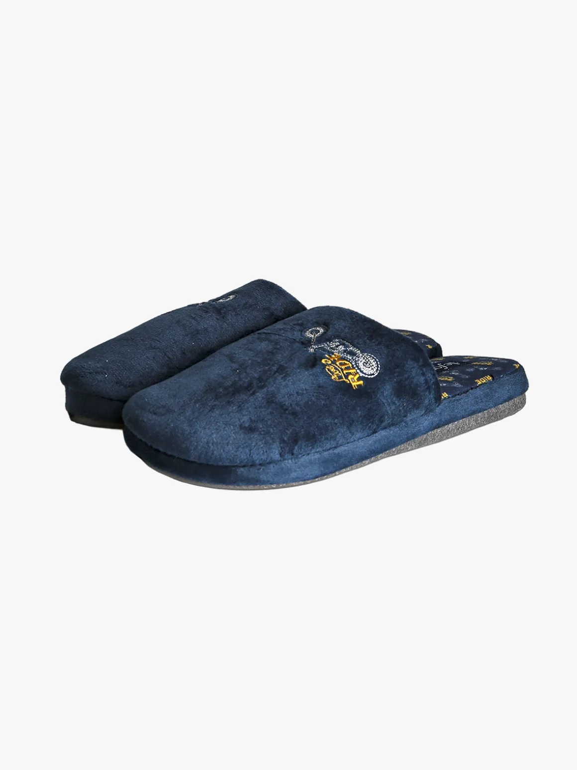 De Fonseca Pantofole invernali da uomo con stampe - blu scuro