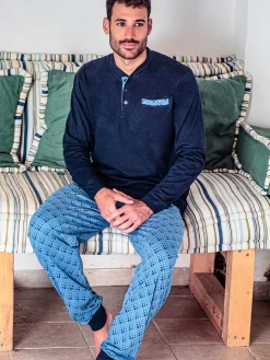 De Fonseca Pigiama lungo da uomo in cotone