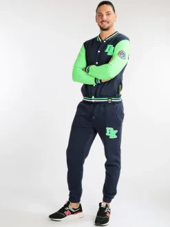 Dekuba Pantaloni sportivi da uomo con polsini