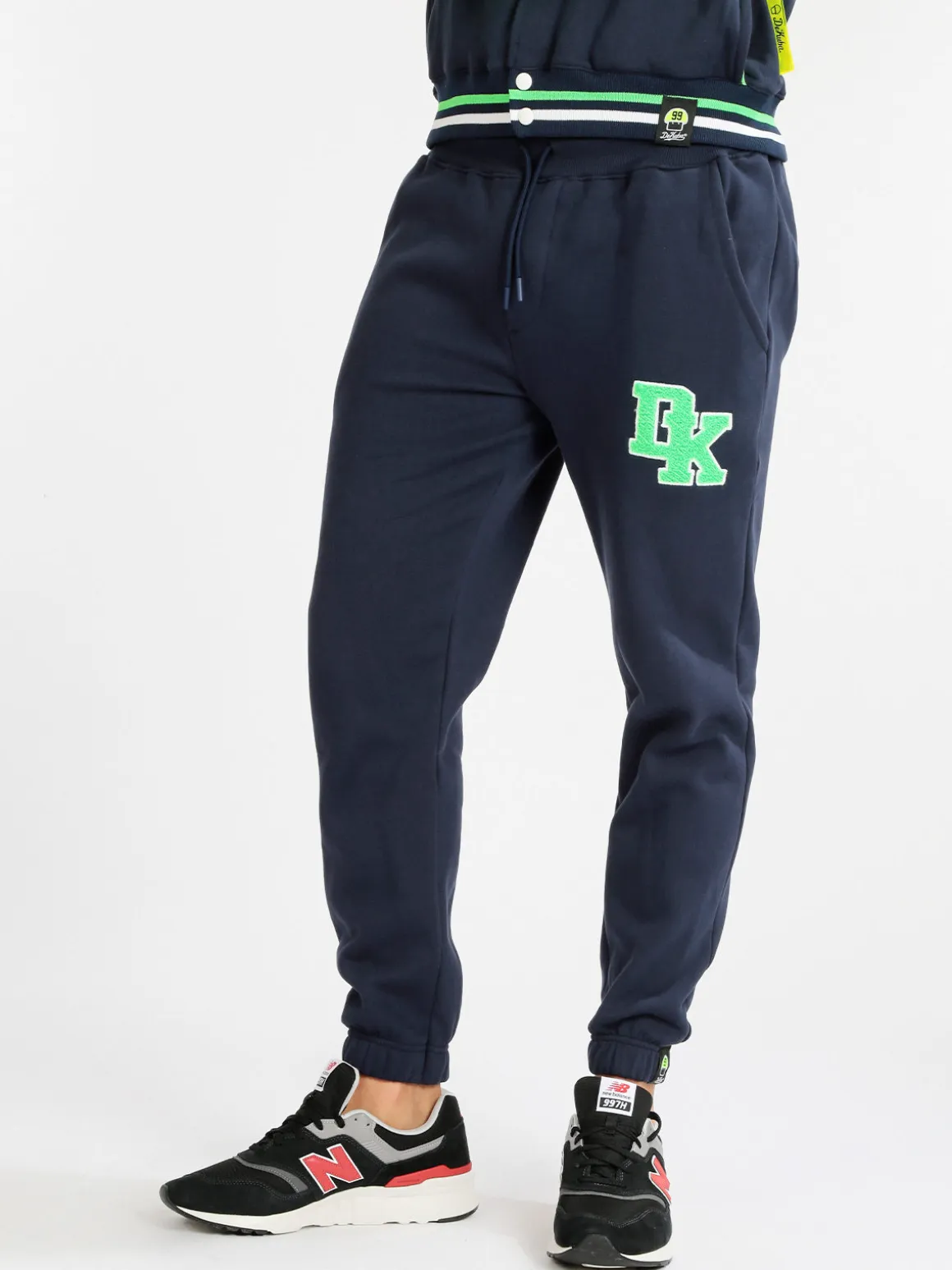 Dekuba Pantaloni sportivi da uomo con polsini