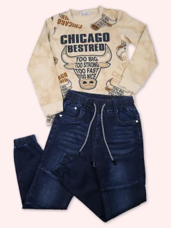 Denim & Jeans Pantaloni da bambino effetto jeans - jeans